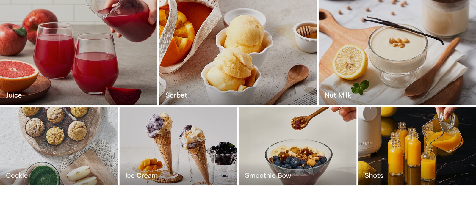 Hurom H70FT — Sok, sorbet i biljno mleko — bez menjanja delova